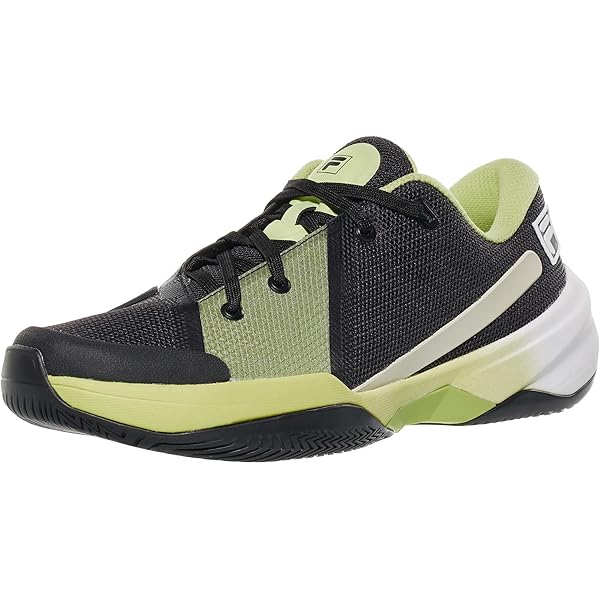 Fila Fire Ace Black Lime tennis shoe