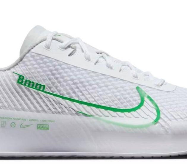Nike Court Air Zoom Vapor 11 HC white Kelly Green