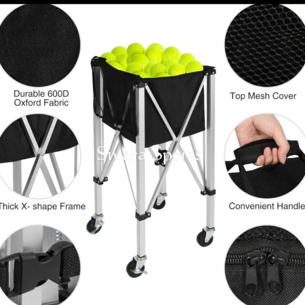 Foldable Tennis Ball Cart