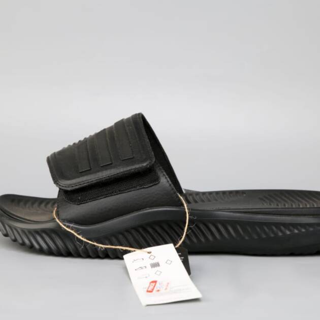 Adidas men's black indoor slippers