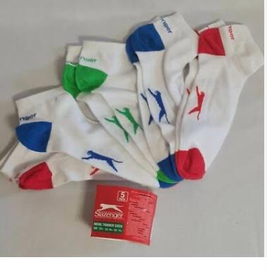 Slenzenger 5 pack kids Trainer Socks