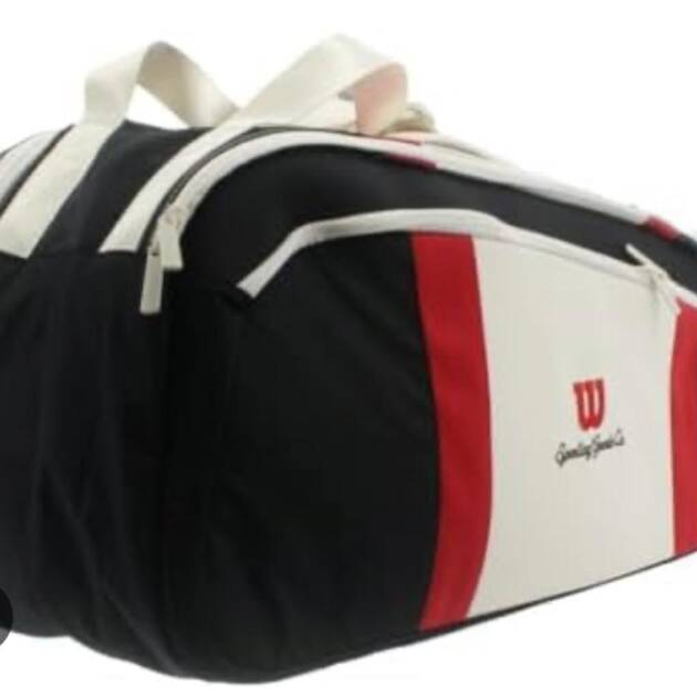 Wilson Courage super Tour Racket Bag, 2 Zipper Bag