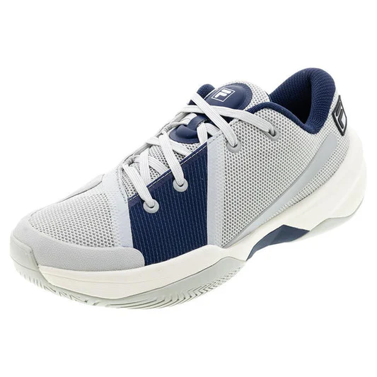 Fila Fire Ace tennis shoes (white and navy blue)