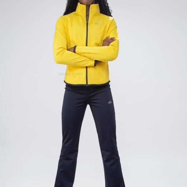 Ladies Track Suit Yellow and Black
