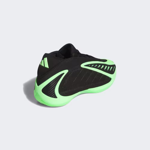 Adidas Anthony Edwards 2 Basketball Sneaker (Black and Lime)