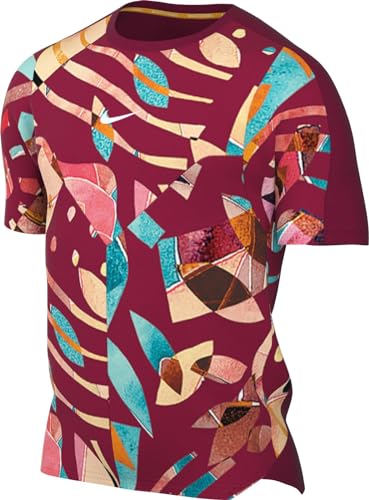 Red Nike Court Dri-FIT Slam Men's Tennis T-Shirt