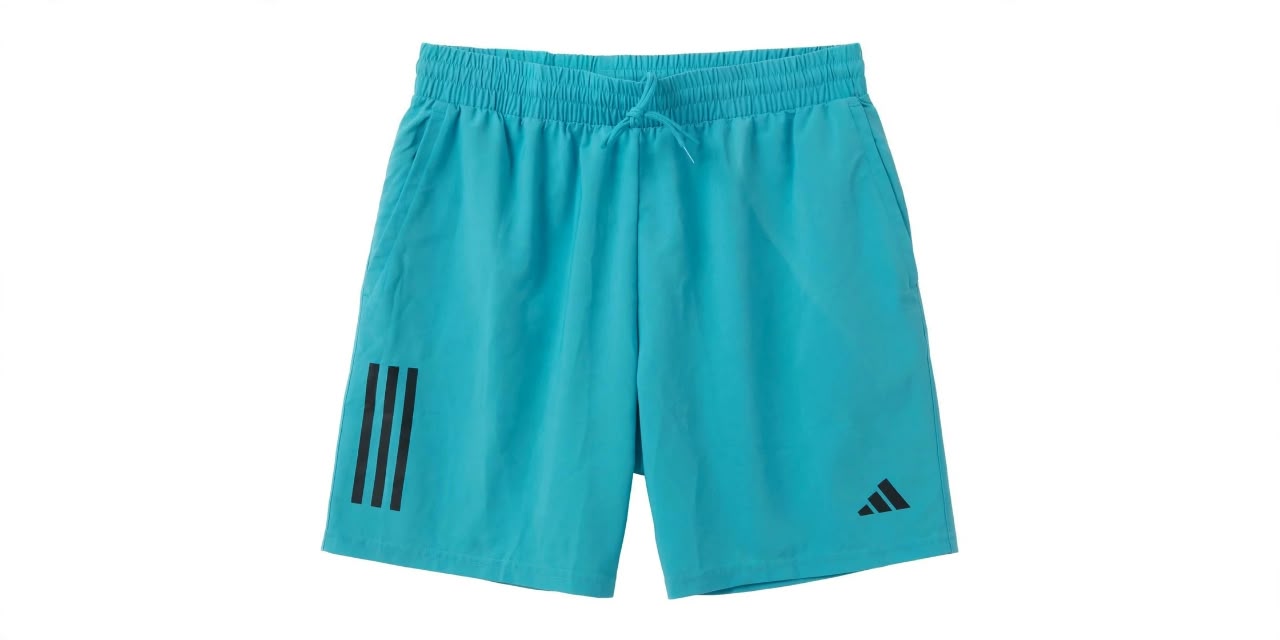Adidas Men's Club Tennis Shorts in Cyan Blue