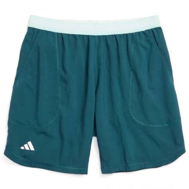 Adidas Men's Ergo Pro Tennis Shorts in Dark Teal and Ice Mint