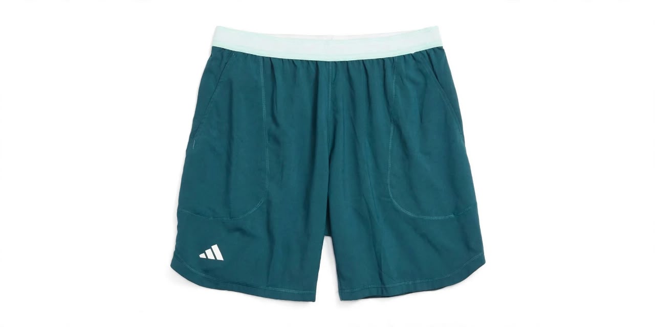 Adidas Men's Ergo Pro Tennis Shorts in Dark Teal and Ice Mint