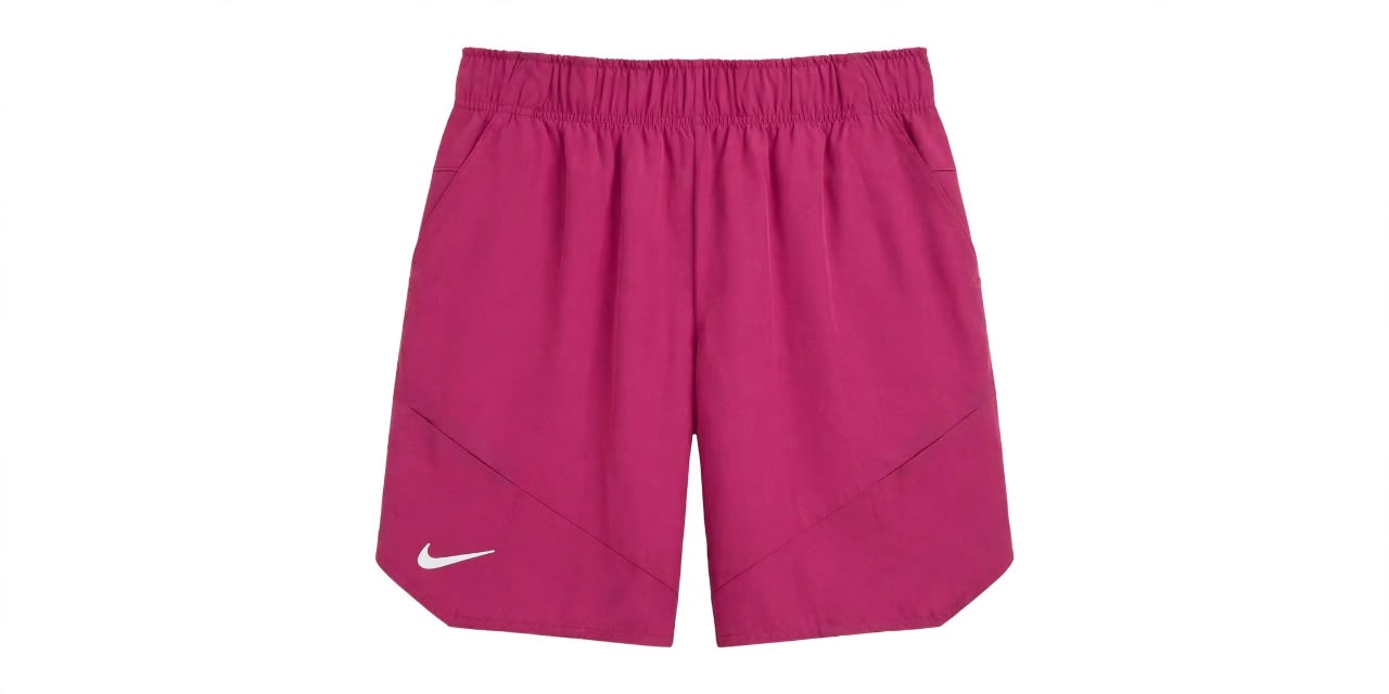 Nike Men's Court Dri-FIT Slam Tennis Shorts in Berry Fuchsia